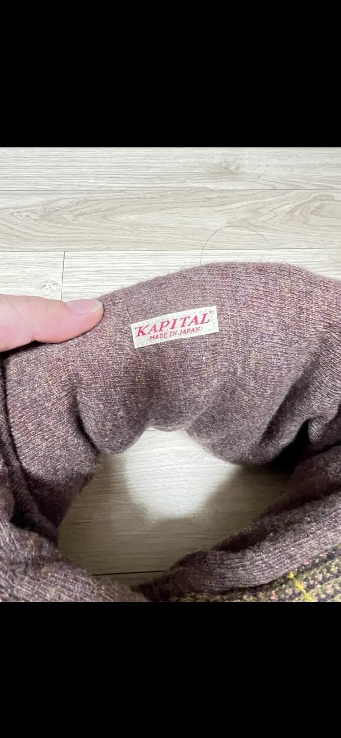 캐피탈 울 체크 머플러 상품이미지4