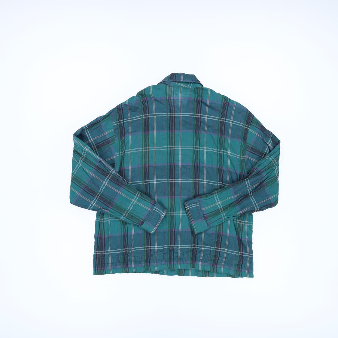 [L] 라코스테 빈티지 체크 블루종 자켓 0112J 상품이미지3