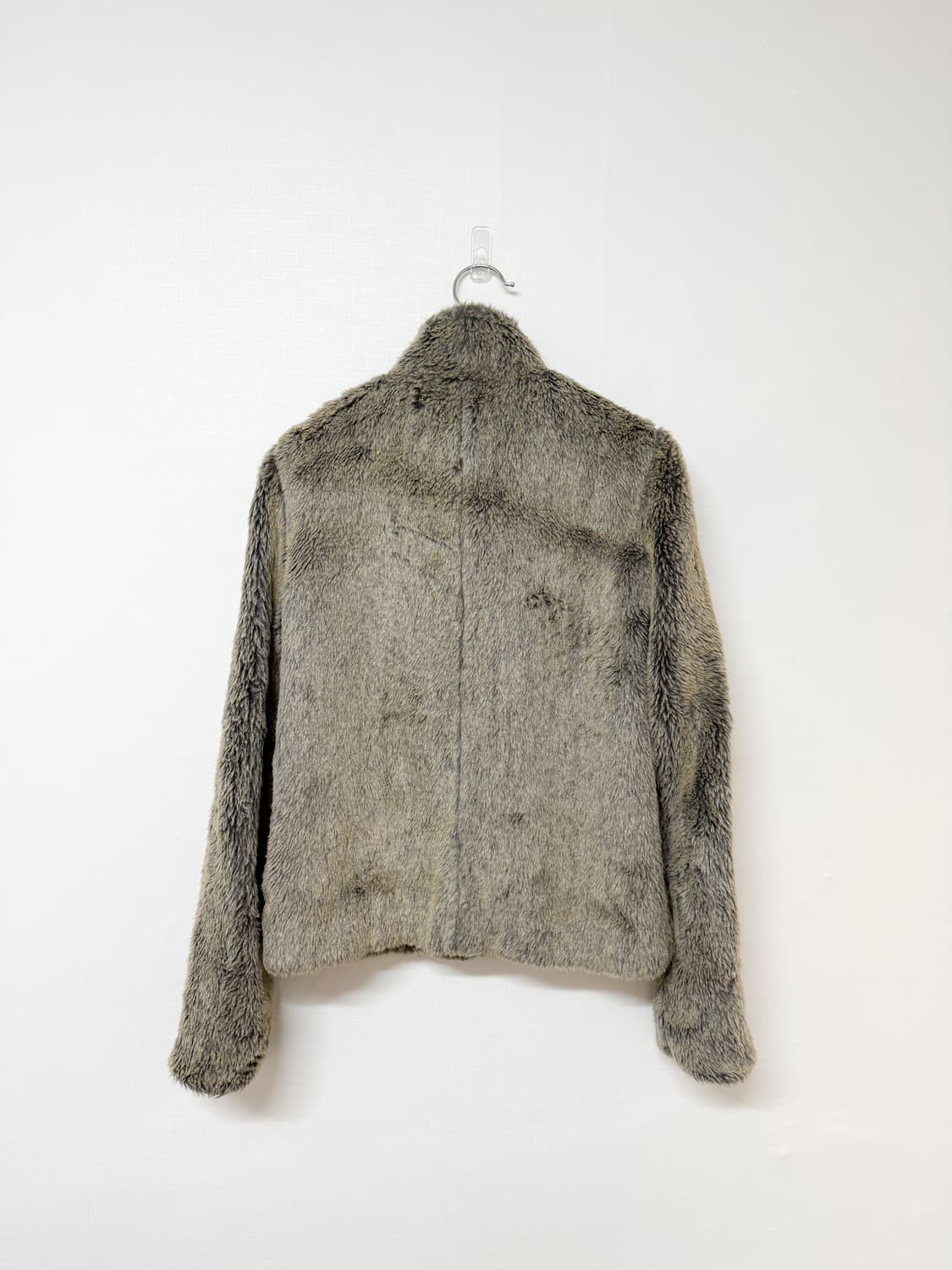 스나오 쿠와하라 퍼 짚업 자켓 상품이미지6