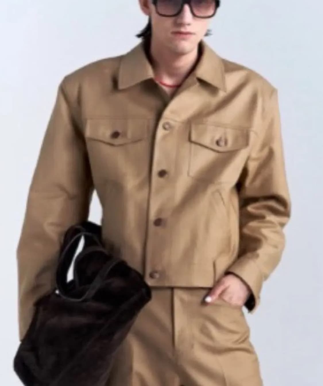 M)노이스 트러커 워크자켓 베이지 상품이미지1