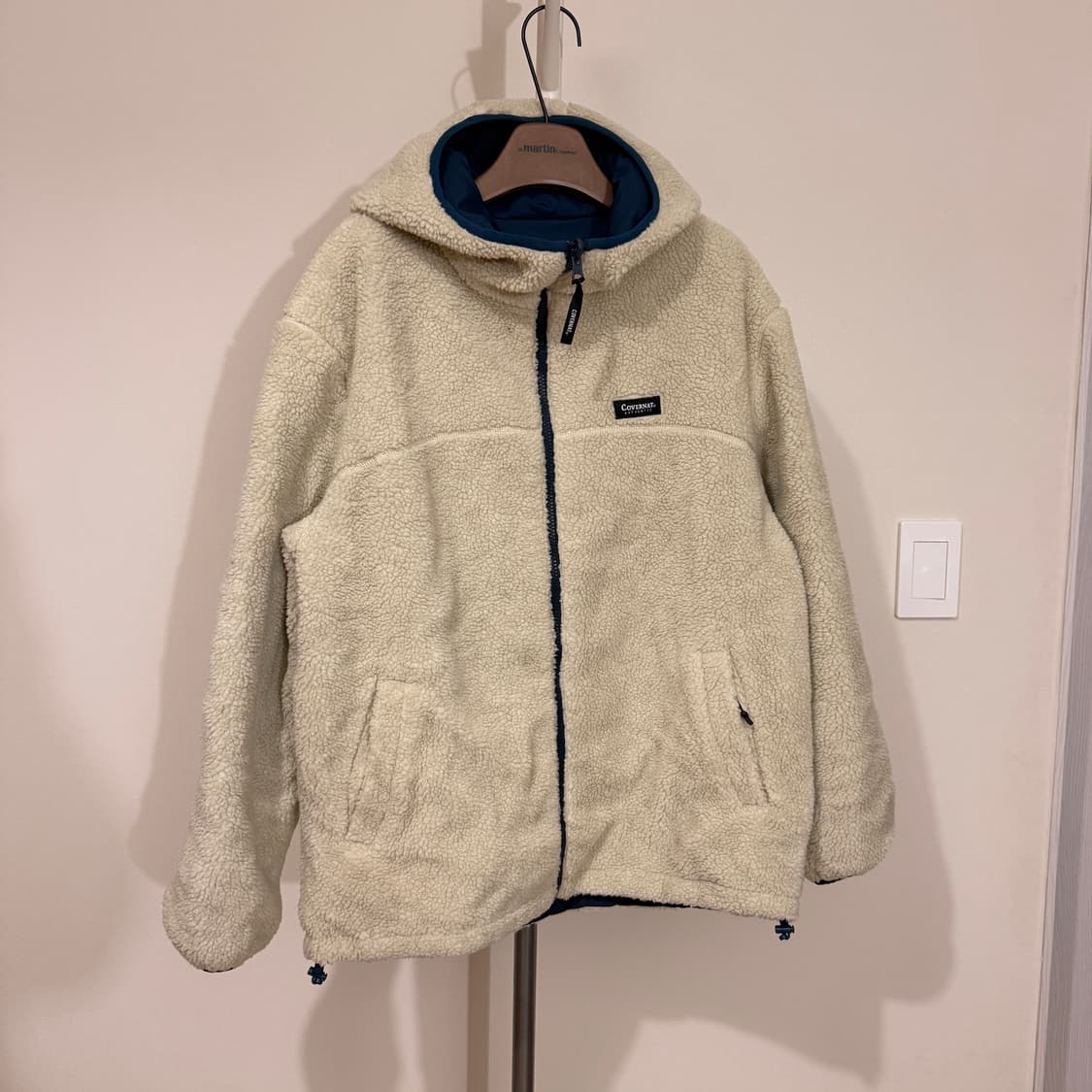 커버낫 리버시블 플리스 후드집업 상품이미지7