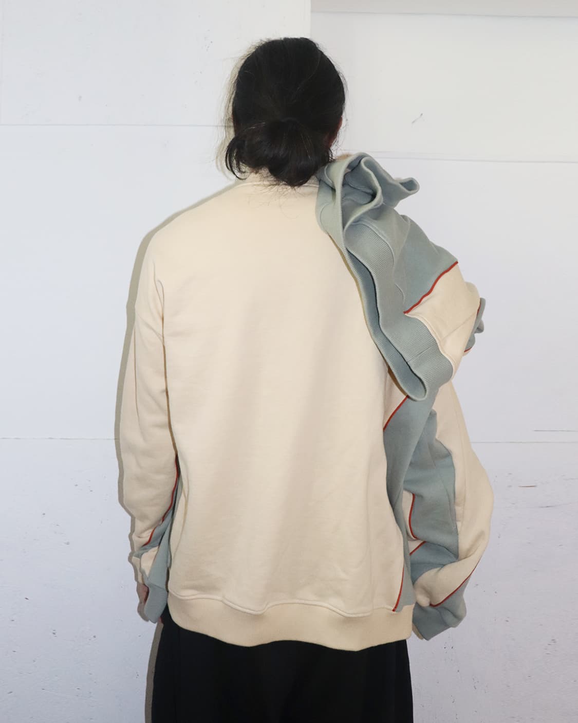 와이프로젝트 18AW 더블 레이어 스웻셔츠 옐로우 & 그린 상품이미지2