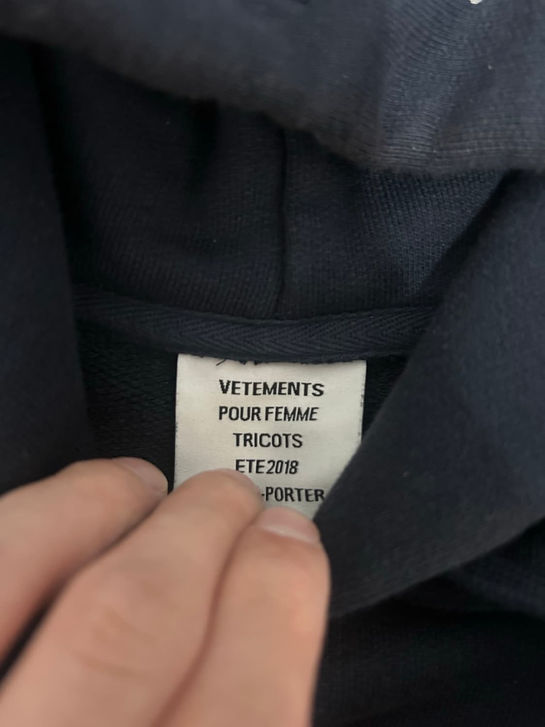 [L] 베트멍 유니콘 후드 티셔츠 네이비 한정판 상품이미지5