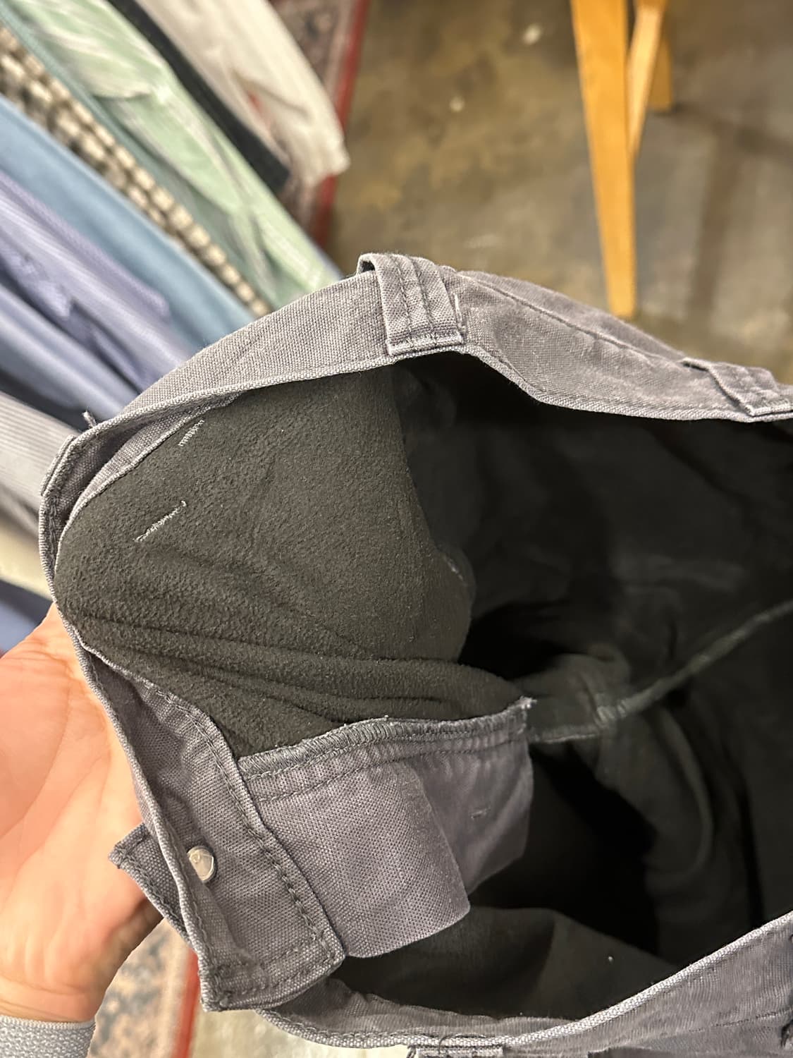 칼하트 워크팬츠 릴랙스핏 차콜 32 상품이미지5