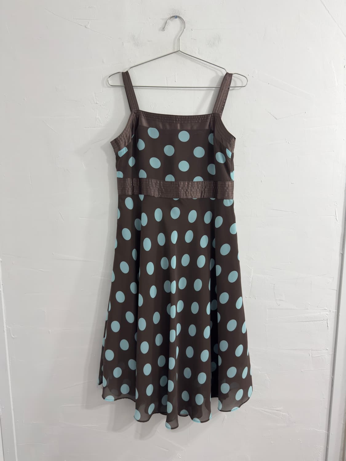 diffe mint dot brown dress 상품이미지1