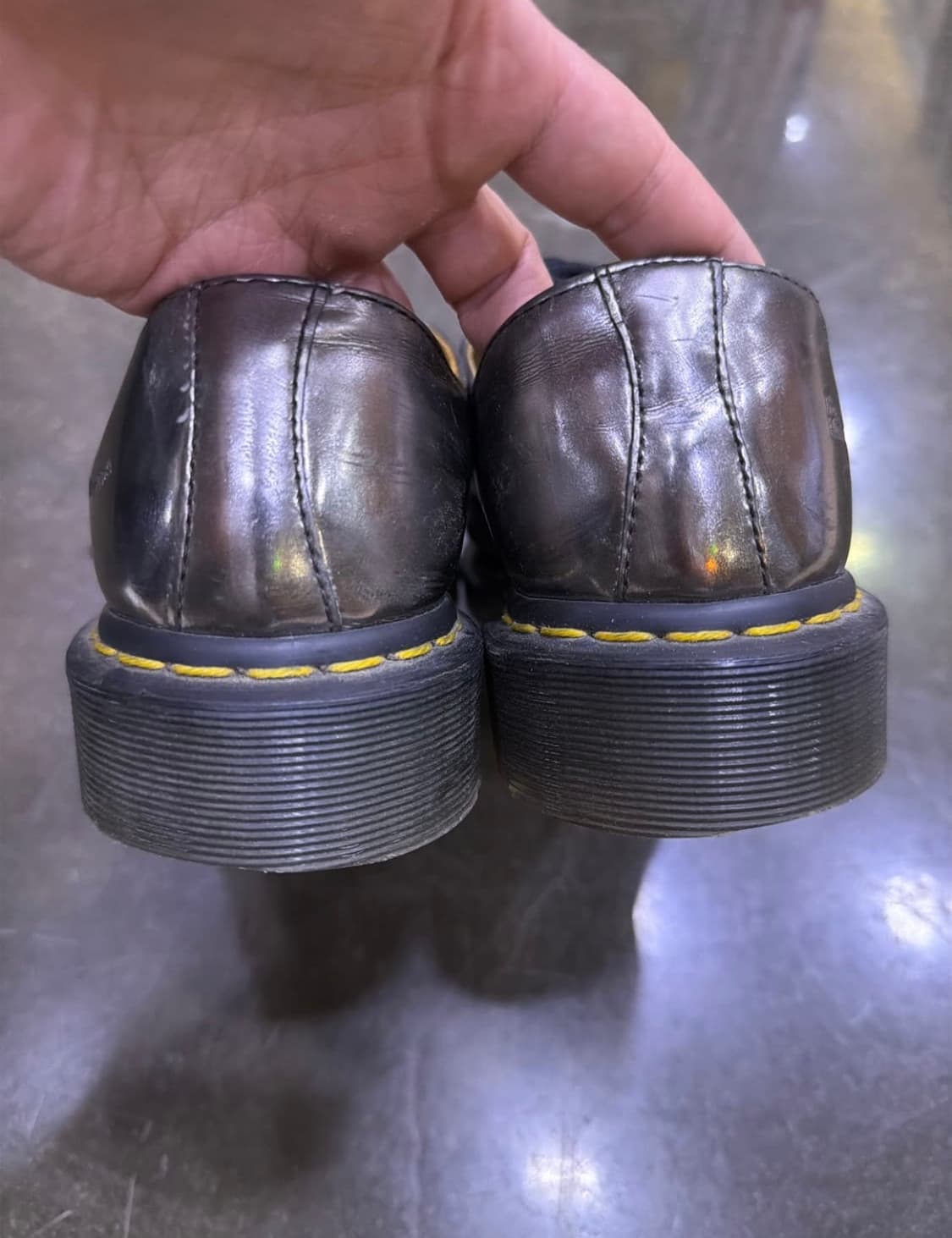 닥터마틴 13060 더비슈즈 메탈릭 실버 UK7 상품이미지7