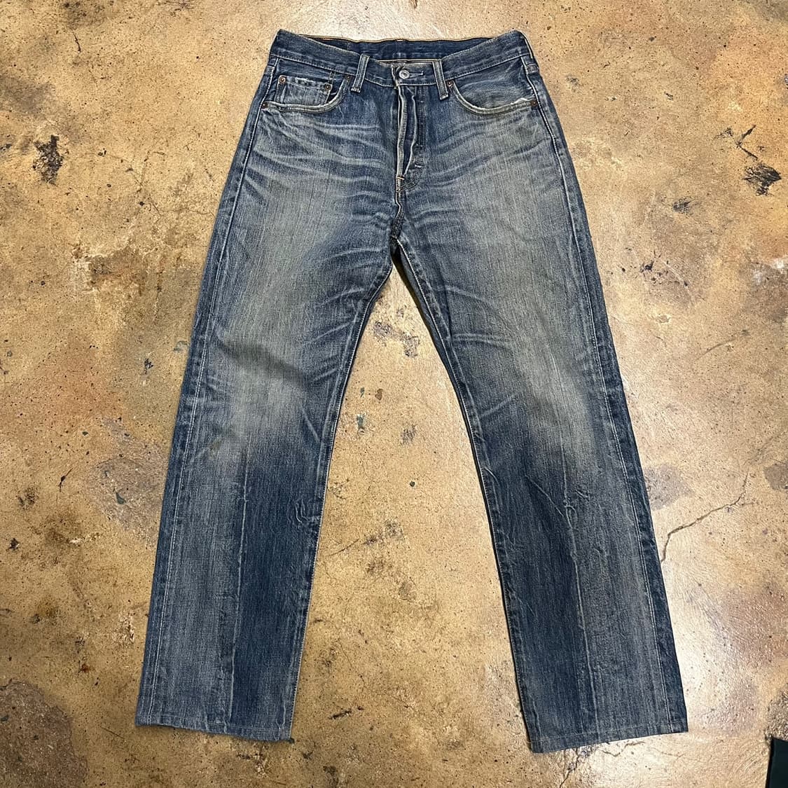 [정품] 리바이스 워싱 데님 청바지 b8 상품이미지3