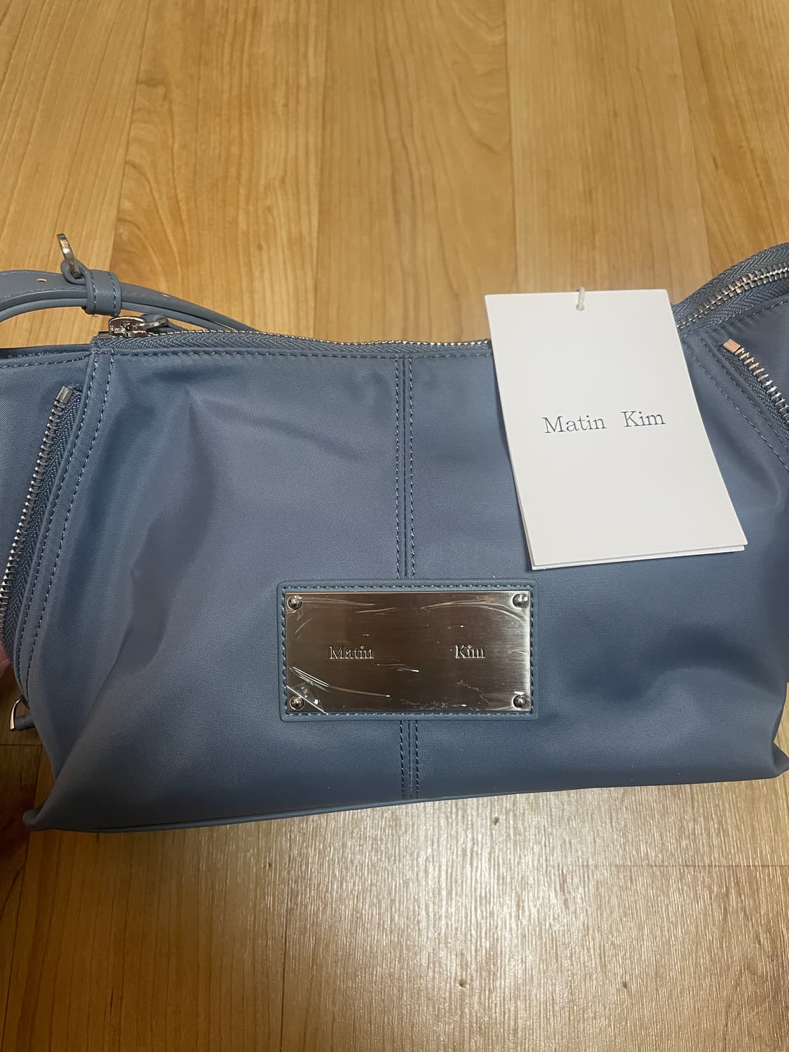 마뗑킴 투웨이 나일론 숄더백 블루 상품이미지5