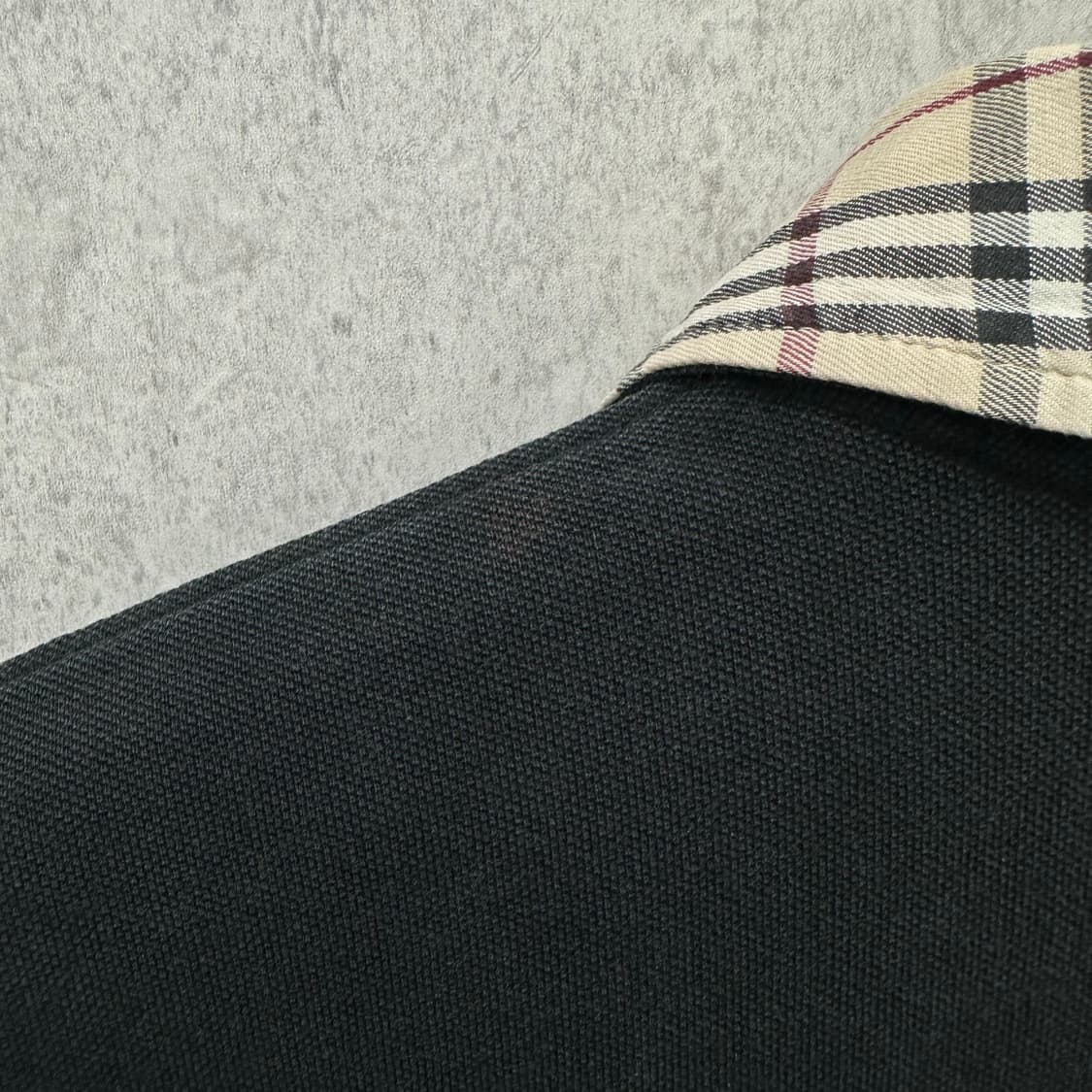 100 버버리 노바체크 남자 긴팔 카라티 상품이미지5