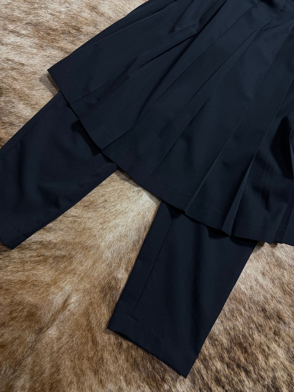 robe de chambre layered skirt pants 상품이미지3
