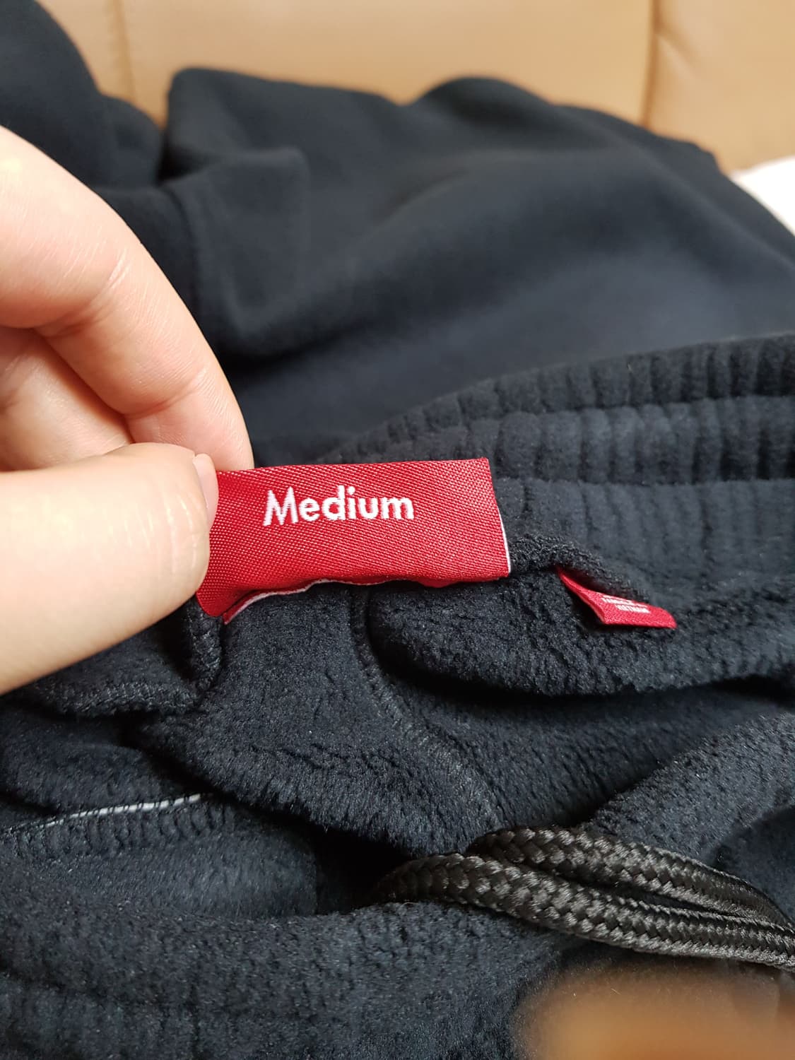 슈프림 폴라텍 팬츠 블랙 23FW 상품이미지7