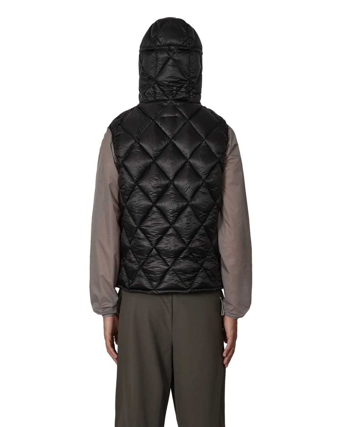 [M,L,XL]로아 하이킹 25fw Nuna 800 후드 패딩 조끼/블랙 상품이미지3