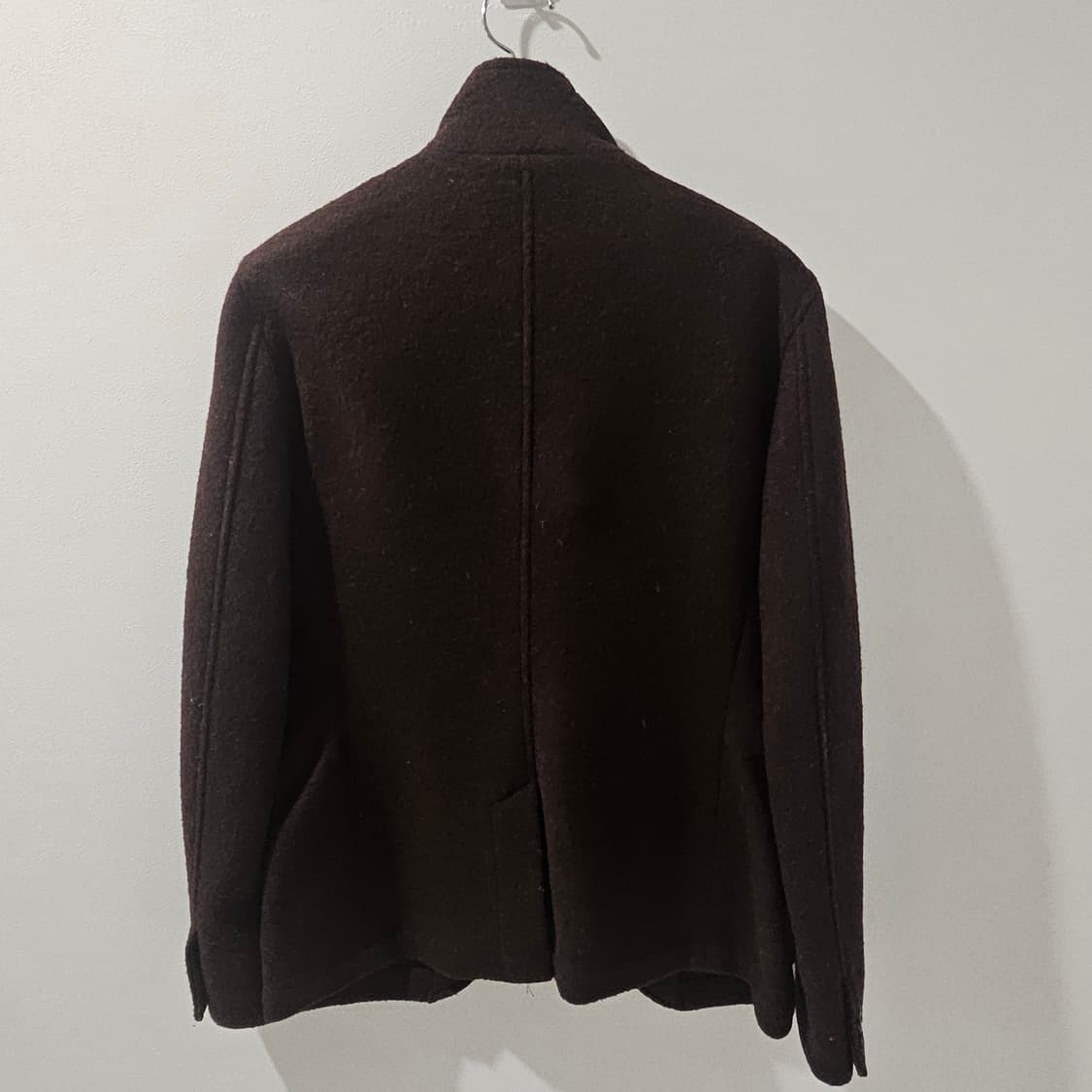 커스텀멜로우 하이넥 블레이저 자켓 브라운 상품이미지4