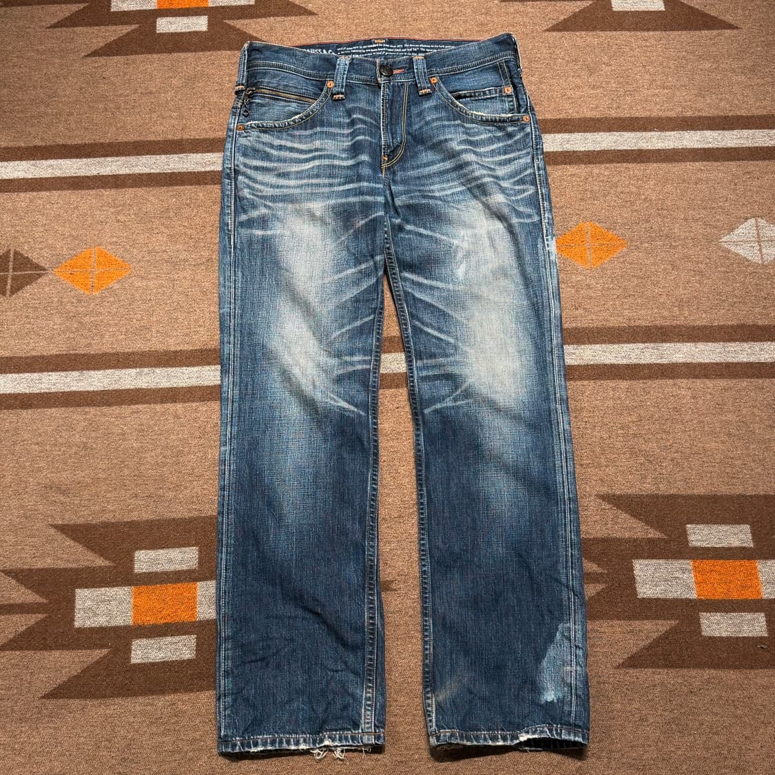 리바이스 502 웨스턴 스터드 데님 팬츠 34 상품이미지3