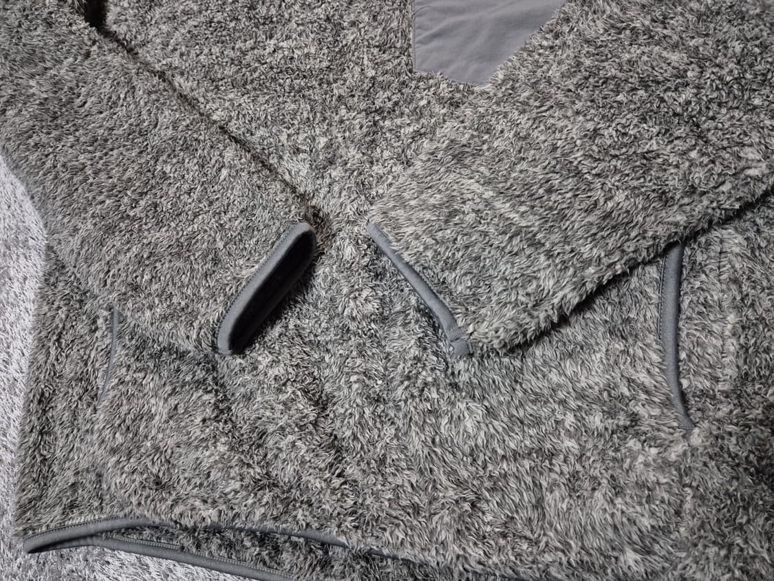 유니클로 남성 숄더 스냅버튼 플리스 티 L 상품이미지4