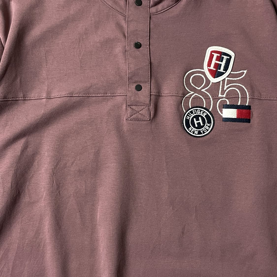 TOMMY HILFIGER 토미힐피거 빈티지 퍼플 롱 슬리브 A00408 상품이미지3