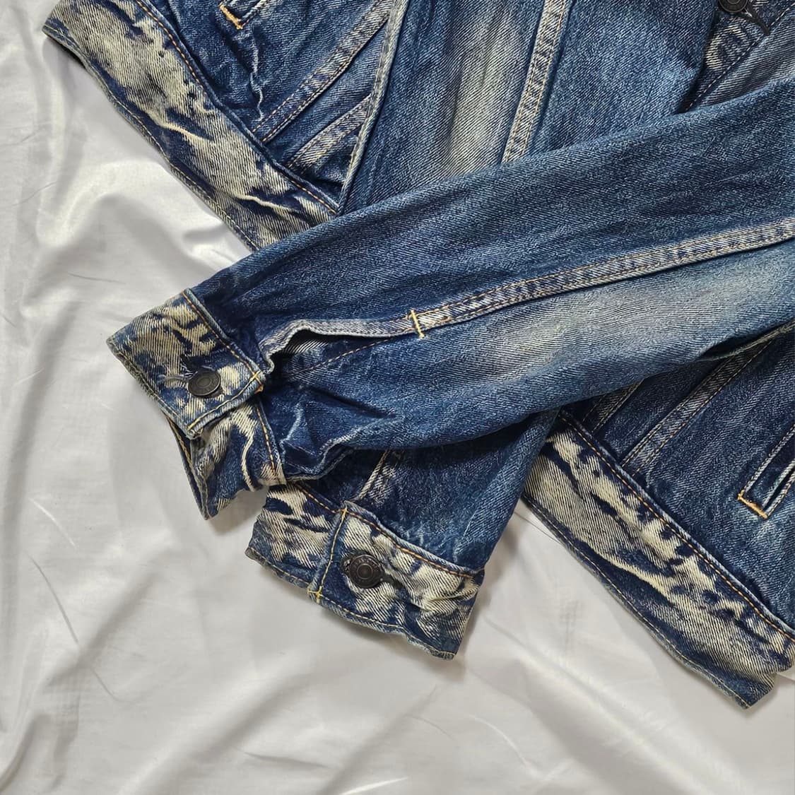00’s Levi’s 리바이스 데님 워싱 자켓 L015 상품이미지4