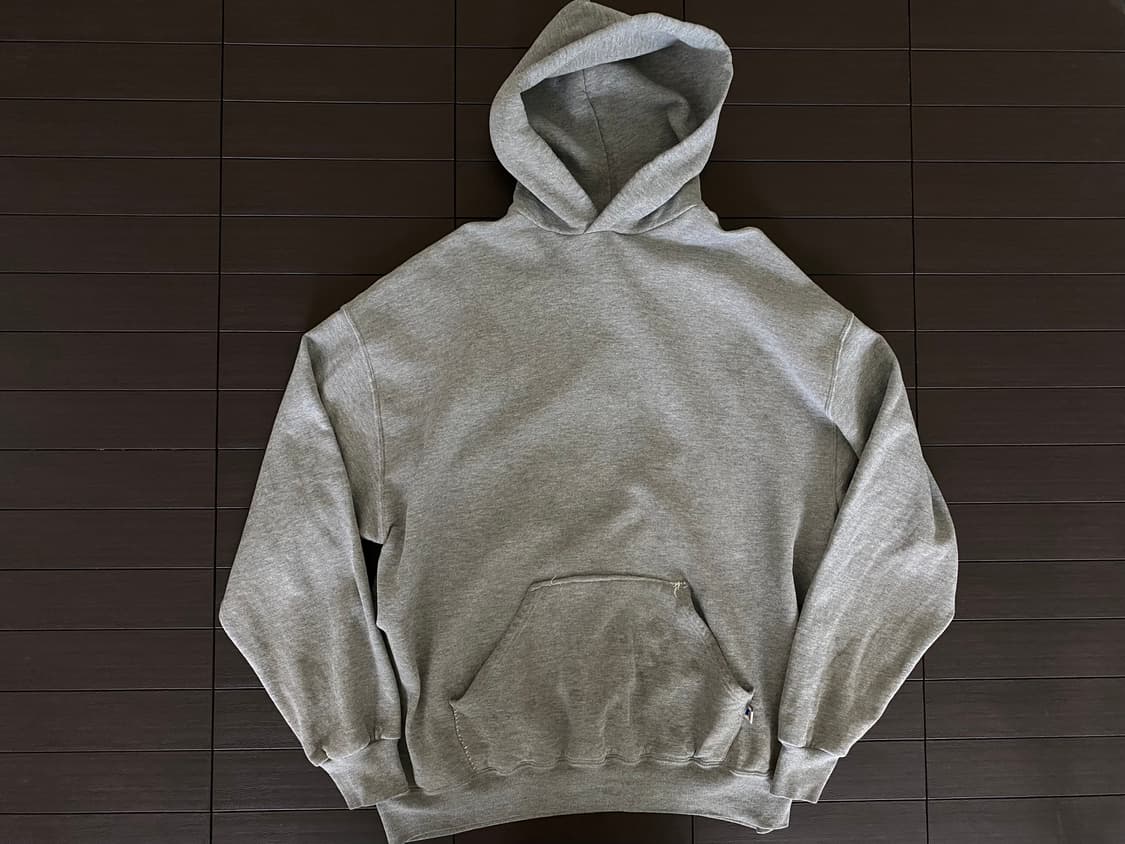 (XXL) 90s 빈티지 러셀 후드 그레이 상품이미지1