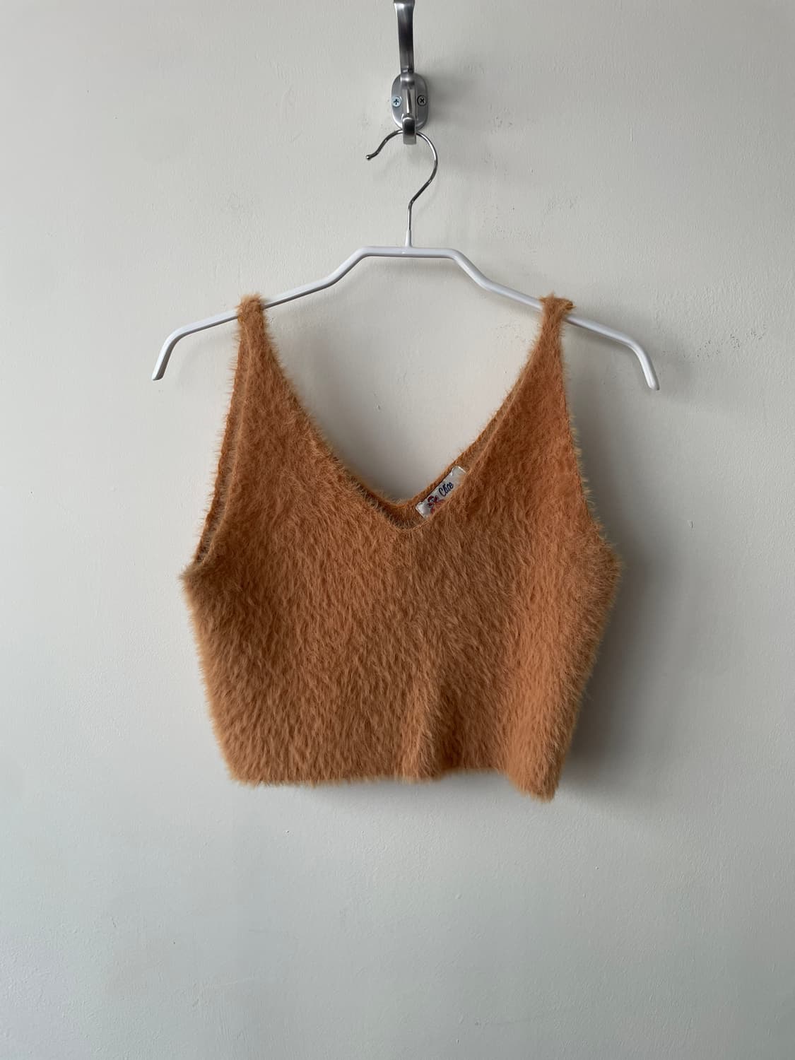 vintage camel fur bustier 상품이미지1