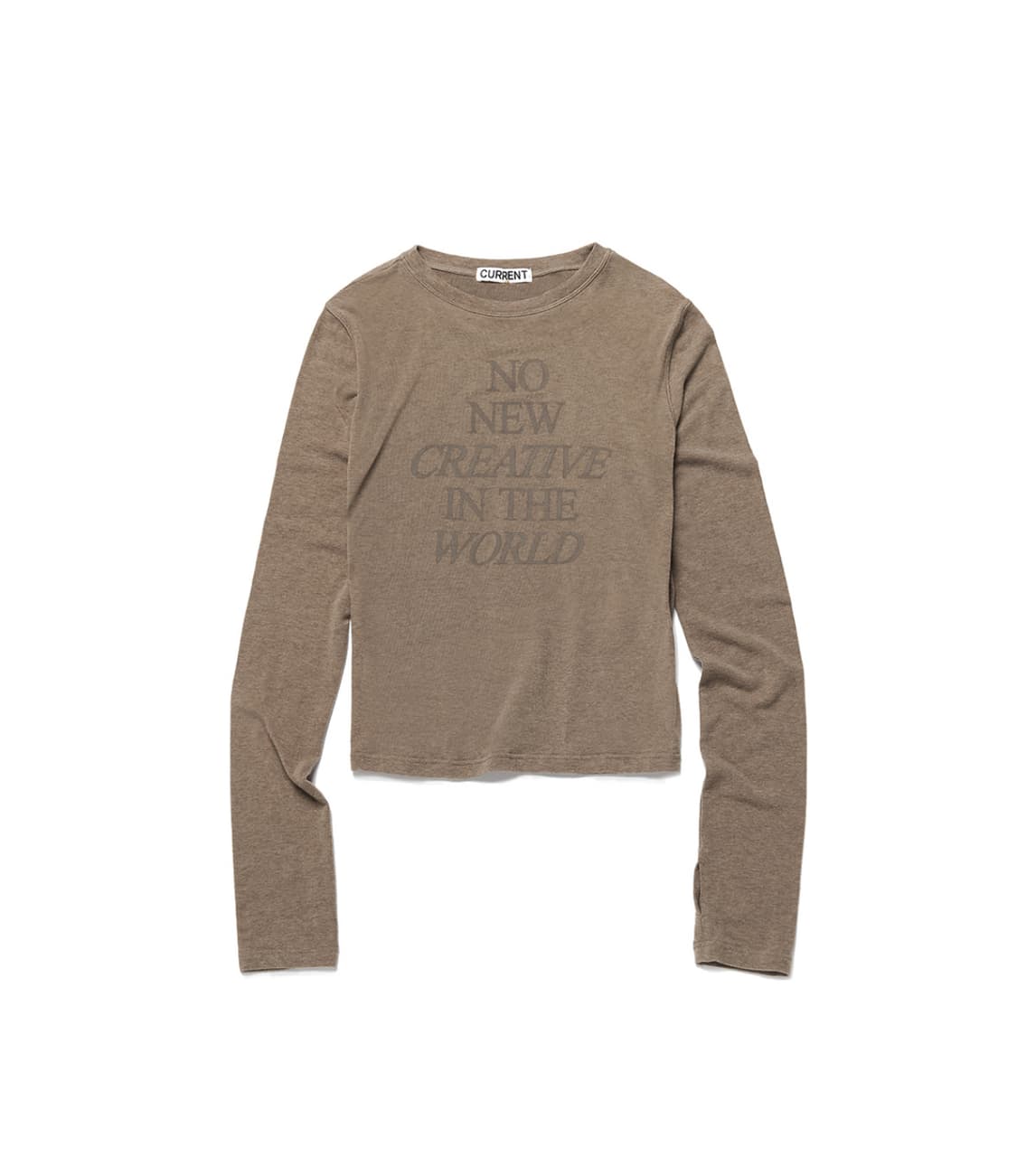 커렌트 롱슬리브 티 [블랙, 샌드베이지] 상품이미지1