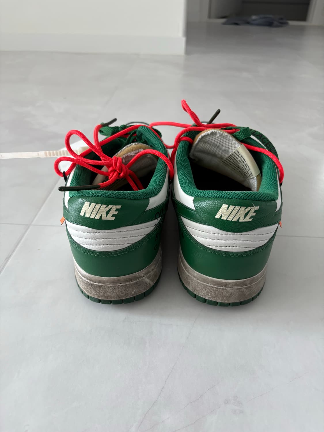 오프화이트 나이키 덩크 그린 (290)  상품이미지4