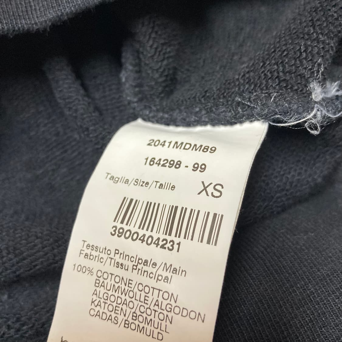 MSGM 블랙 레터링 맨투맨 상품이미지6