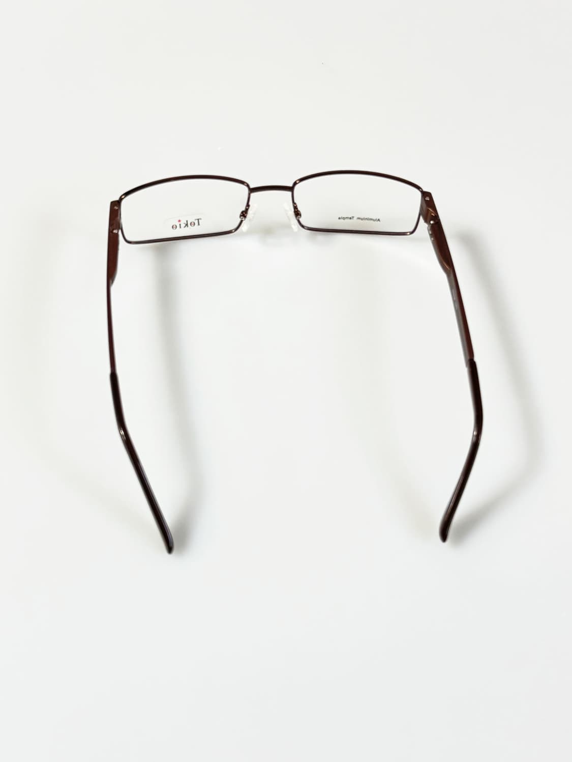 90s TOKIO 커피 메탈 슬림 스퀘어 빈티지 안경 상품이미지6
