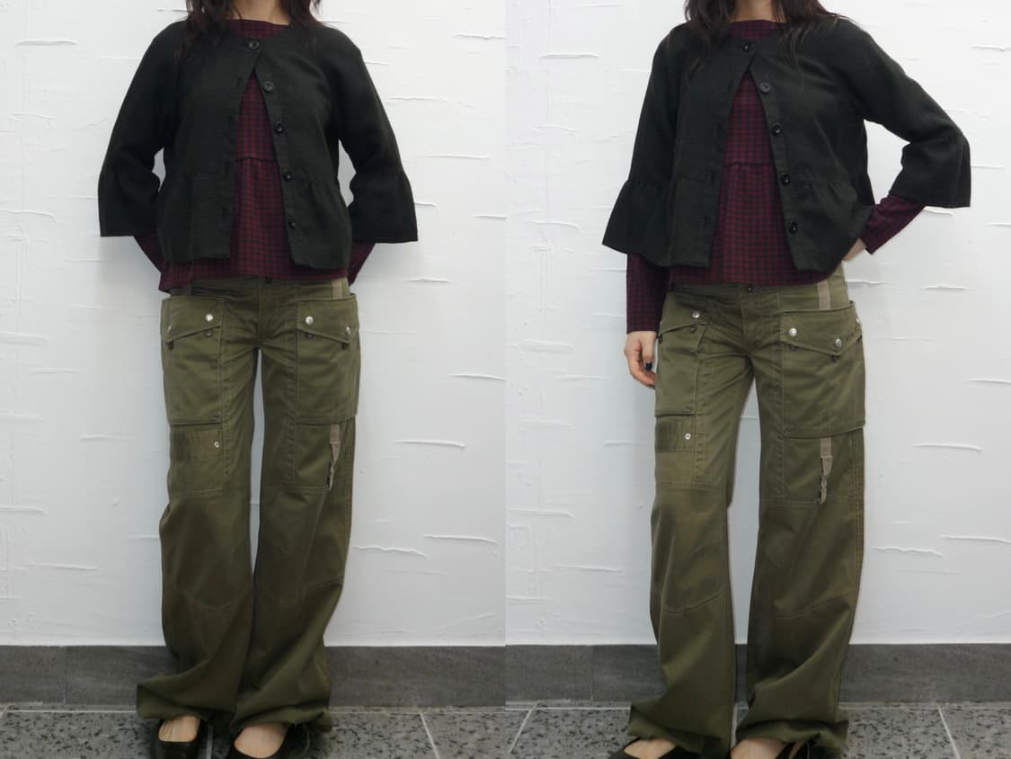 Black flare jacket 상품이미지2