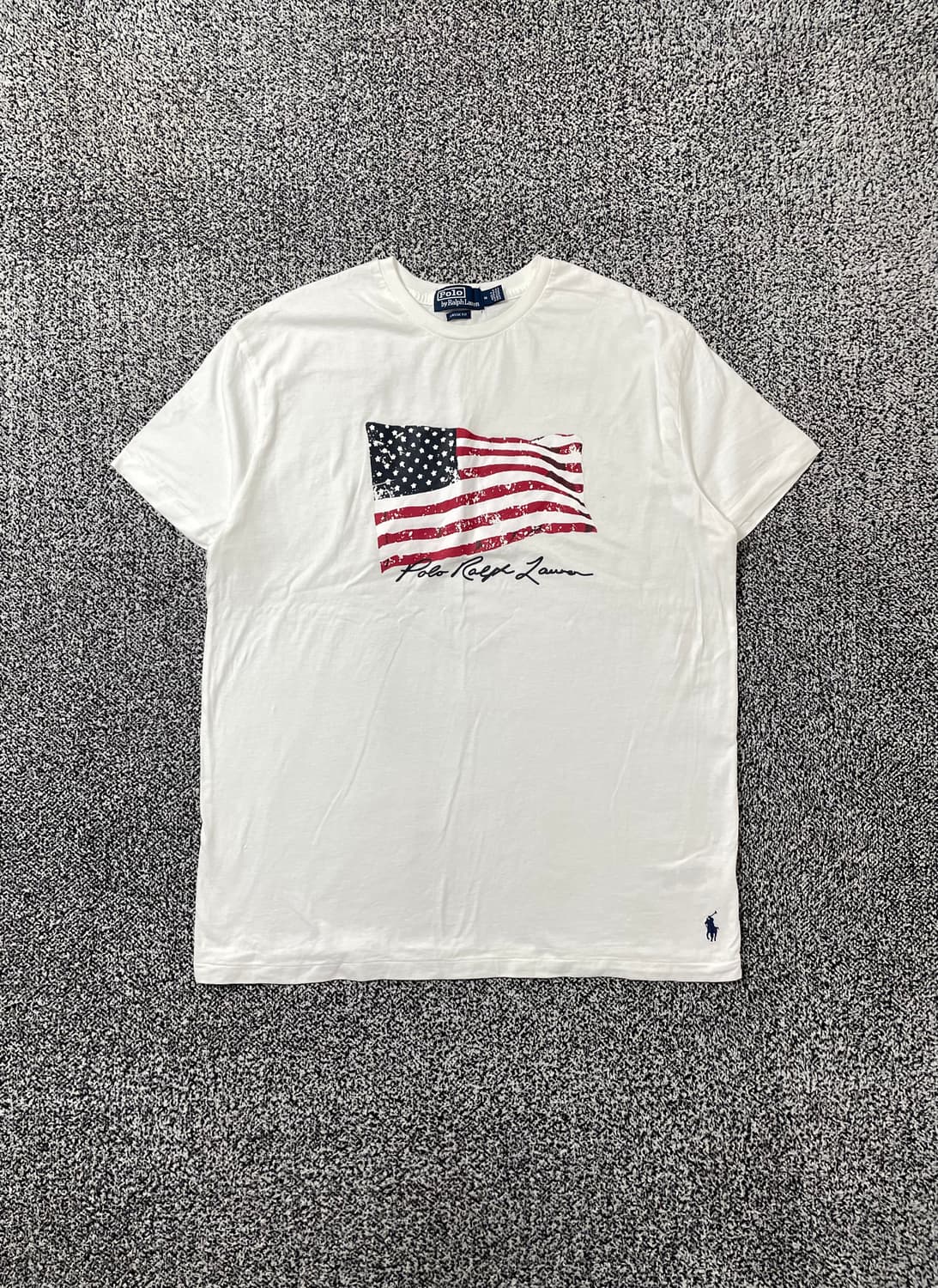 빈티지9. 폴로랄프로렌 성조기 아메리칸 플래그 반팔 티셔츠 반소매 상품이미지1