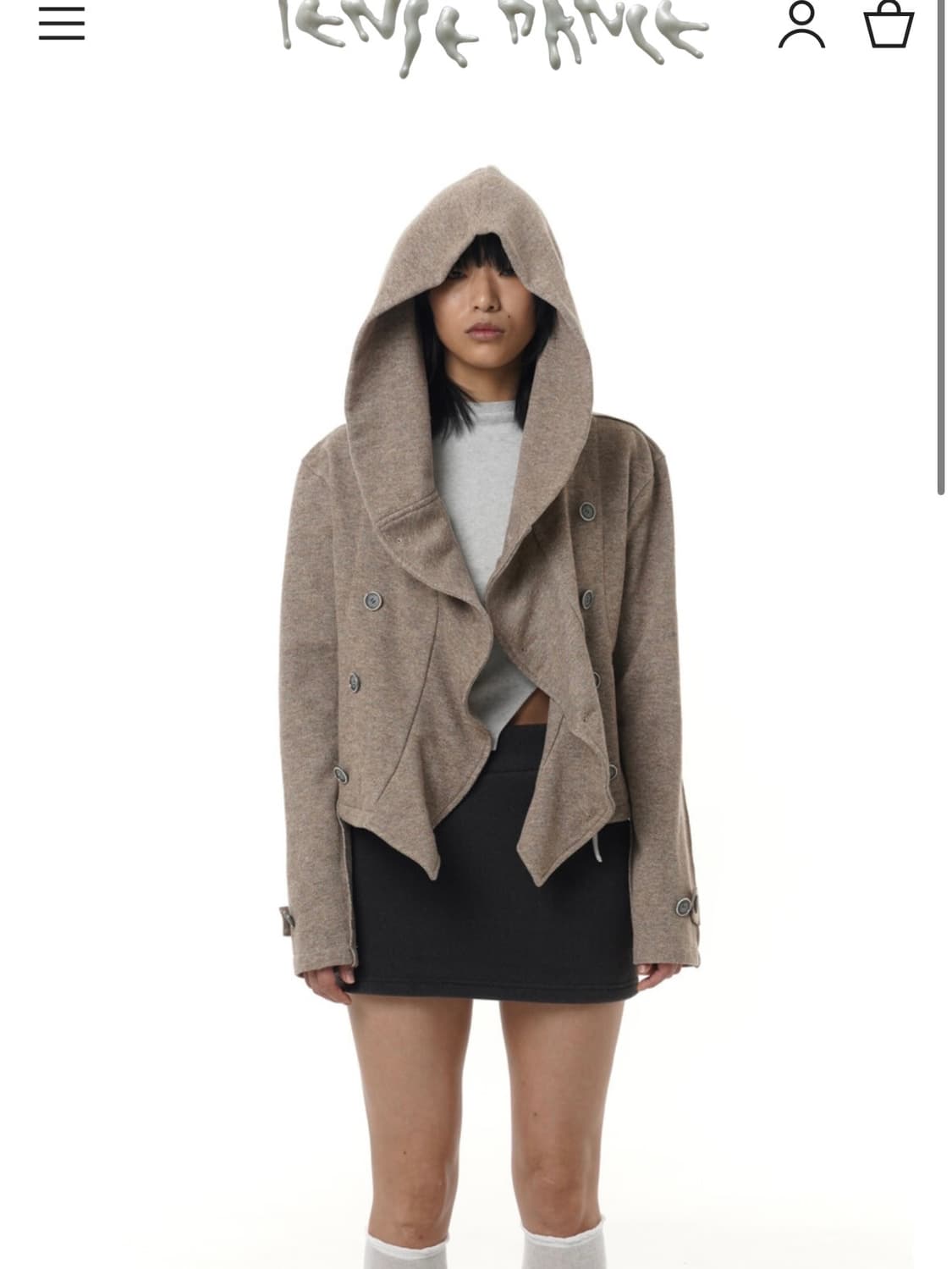 Tense Dance 버튼 후디 가디건 (새상품) 상품이미지5