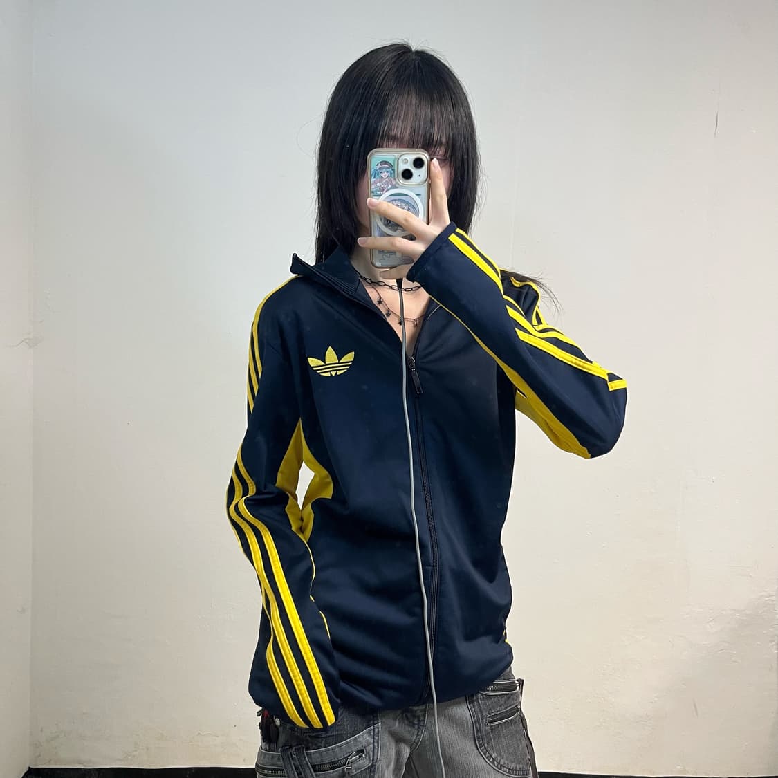 Adidas navy yellow street diver jersey 상품이미지1