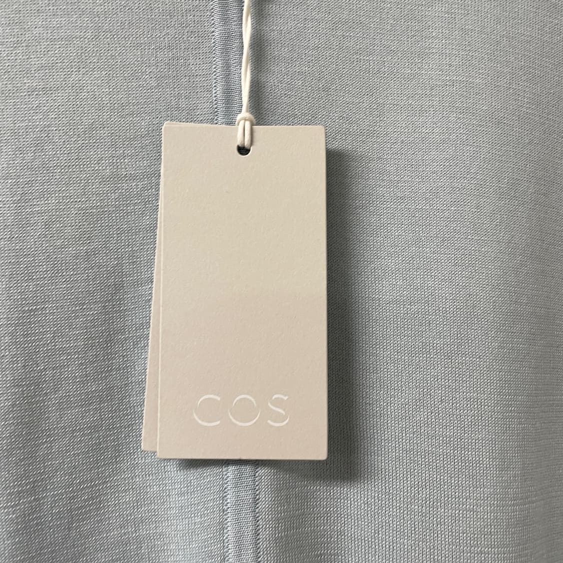 COS 코스 스카이블루 반팔 티셔츠 새상품 L 상품이미지4