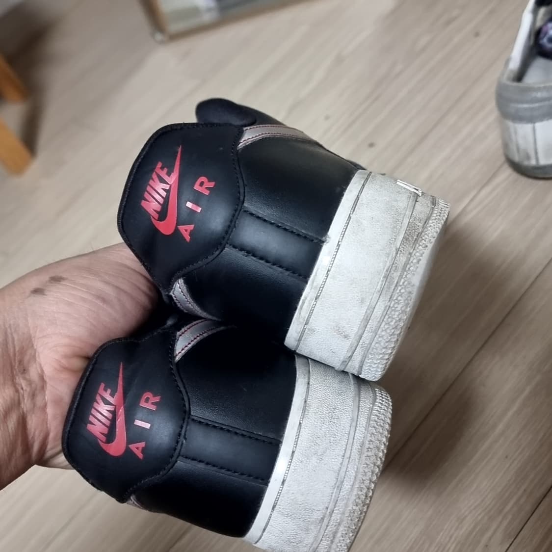 나이키 3M 에어포스 블랙 운동화(275) 상품이미지2