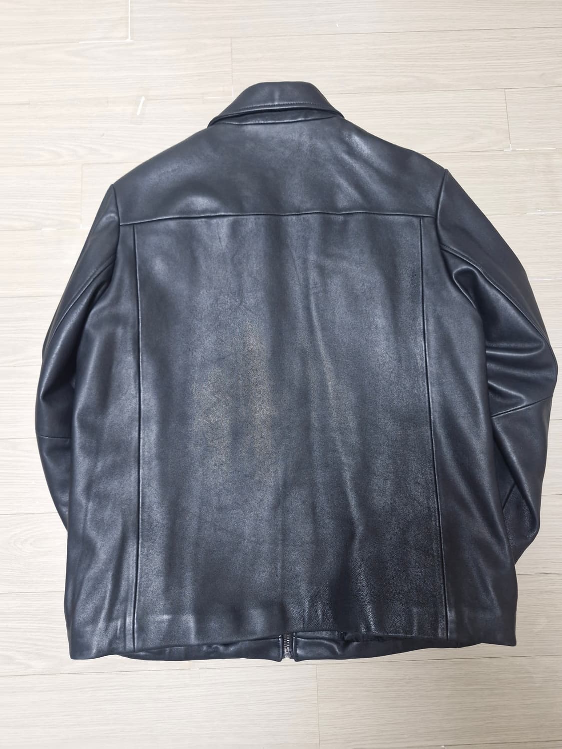 [L] 00s 캘빈클라인 양가죽 카코트 상품이미지3