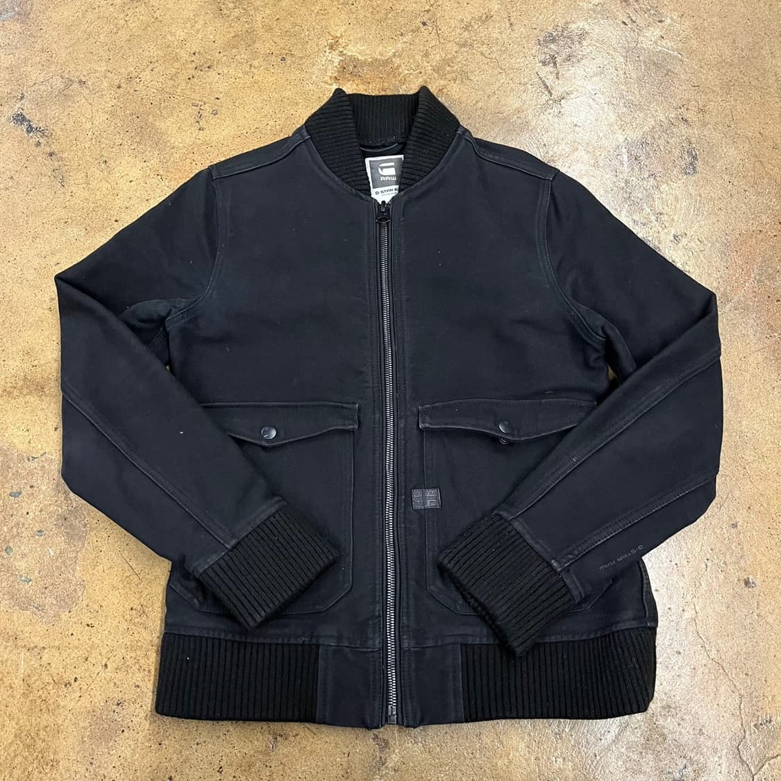 [정품/M] G-Star RAW 블랙 봄버 자켓 b10 상품이미지2