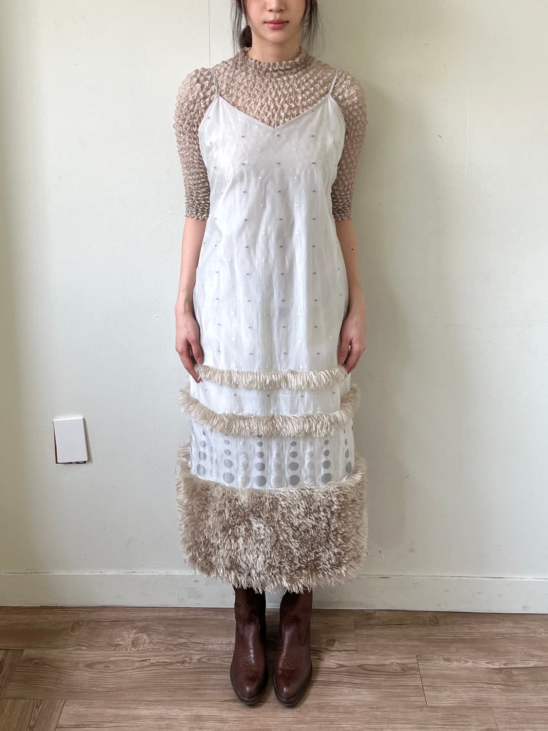 Lily Brown 백 로브 원피스 상품이미지8