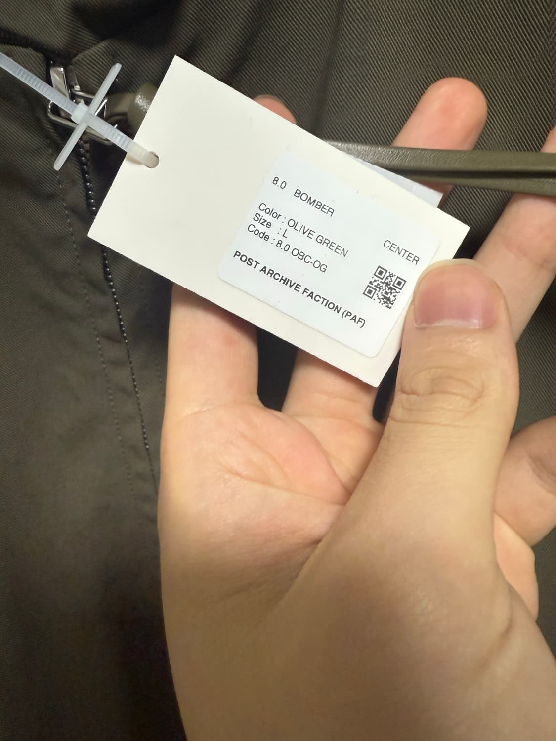 포스트아카이브팩션 8.0 봄버 센터 판매합니다 상품이미지5