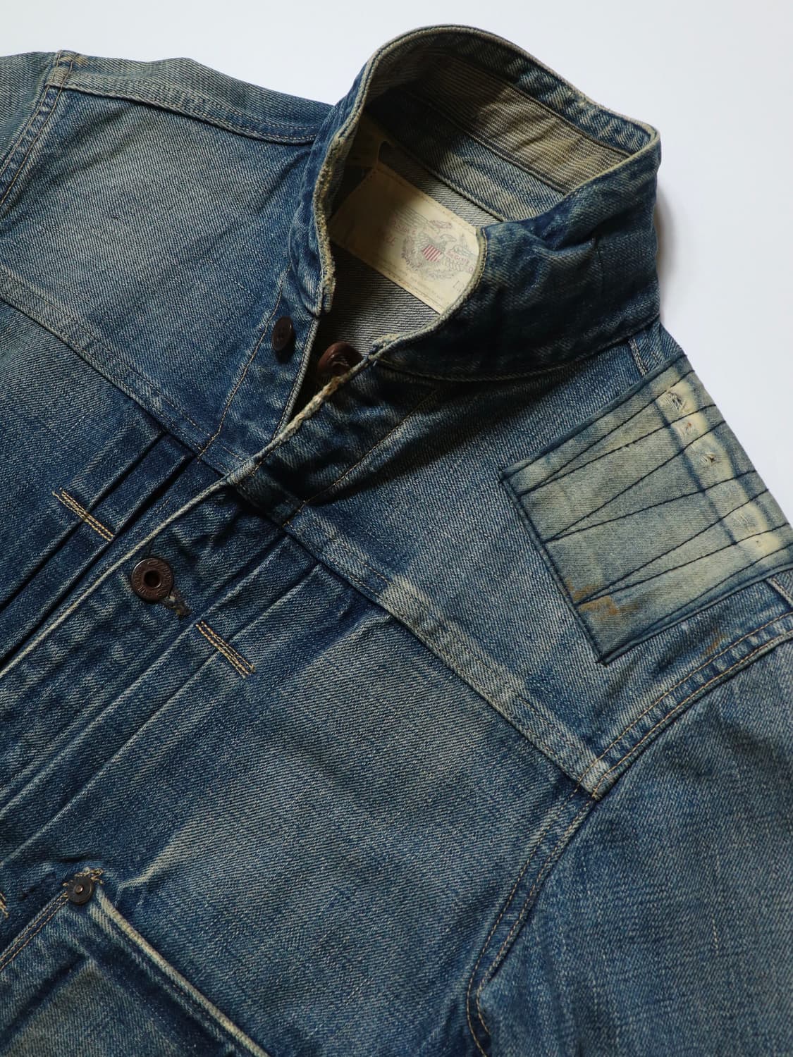 OLD JOE & CO. Indigo Patchwork Denim Jac 상품이미지2