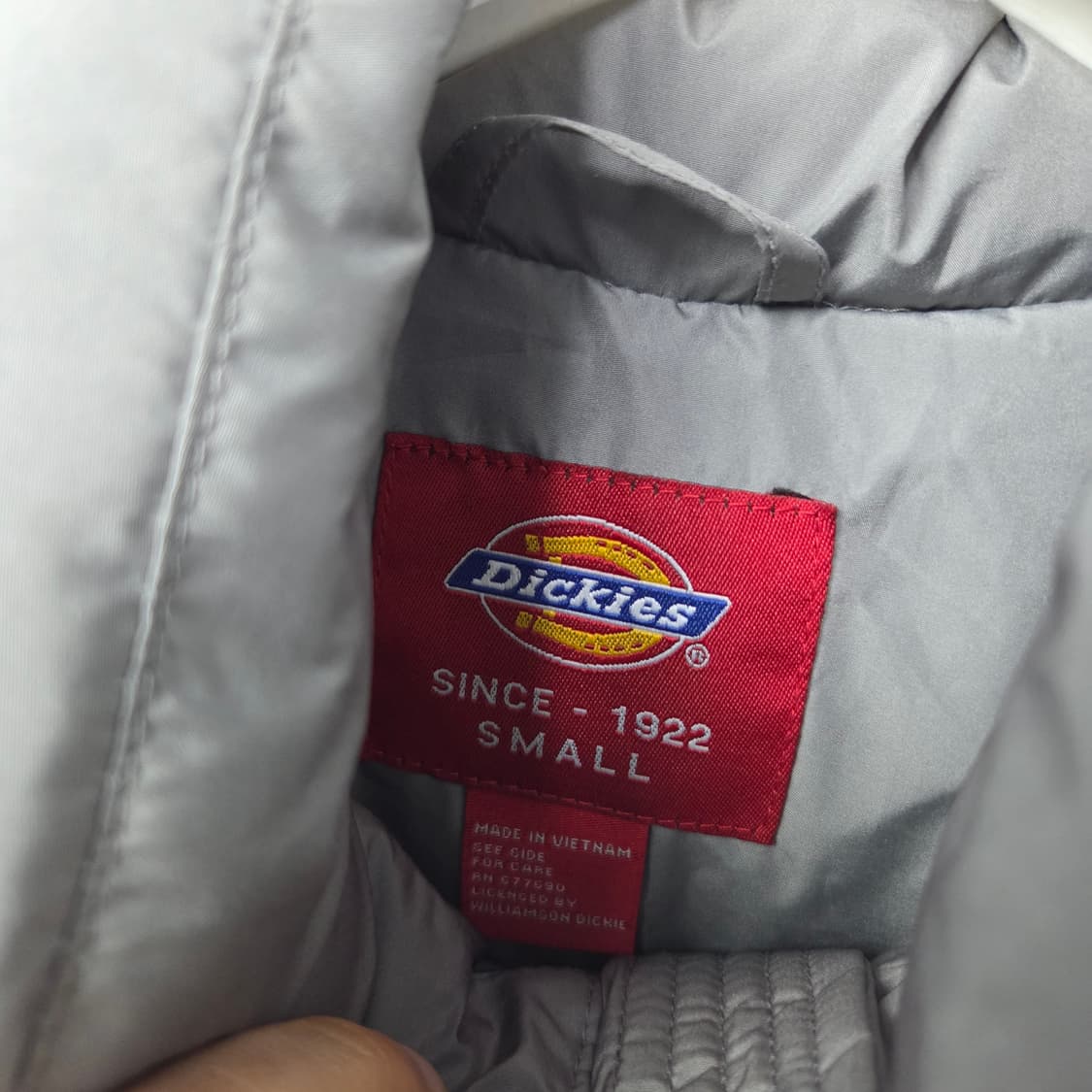 55(108) 디키즈 그레이 숏패딩 상품이미지3