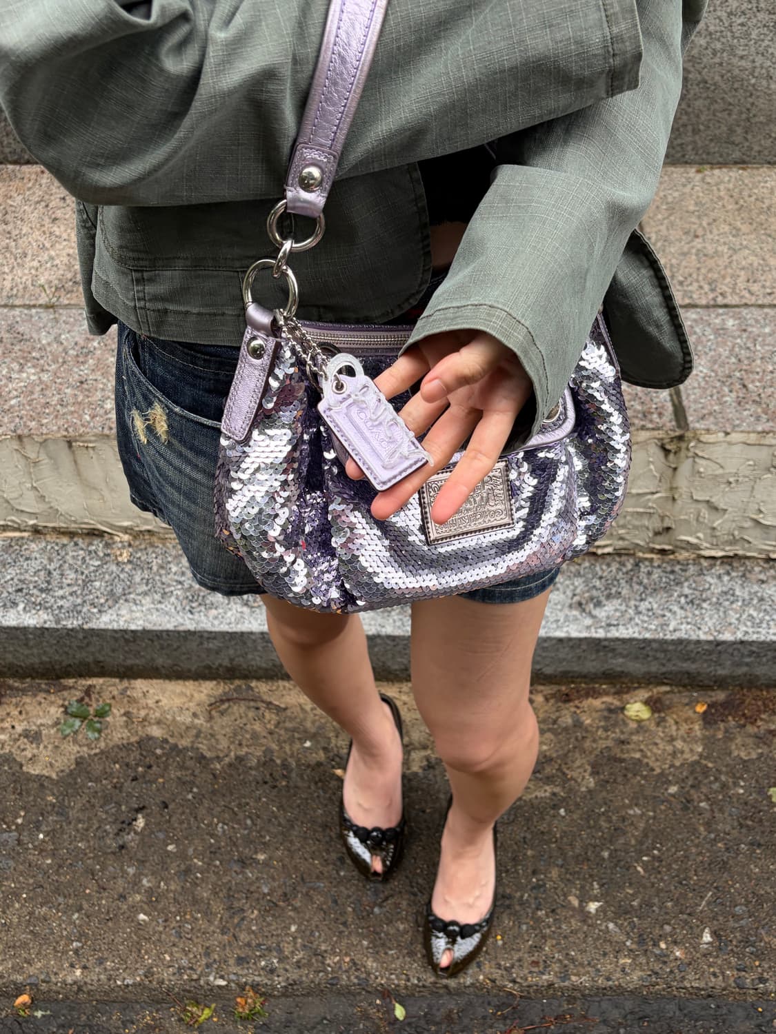 coach sequin shoulder bag  상품이미지7