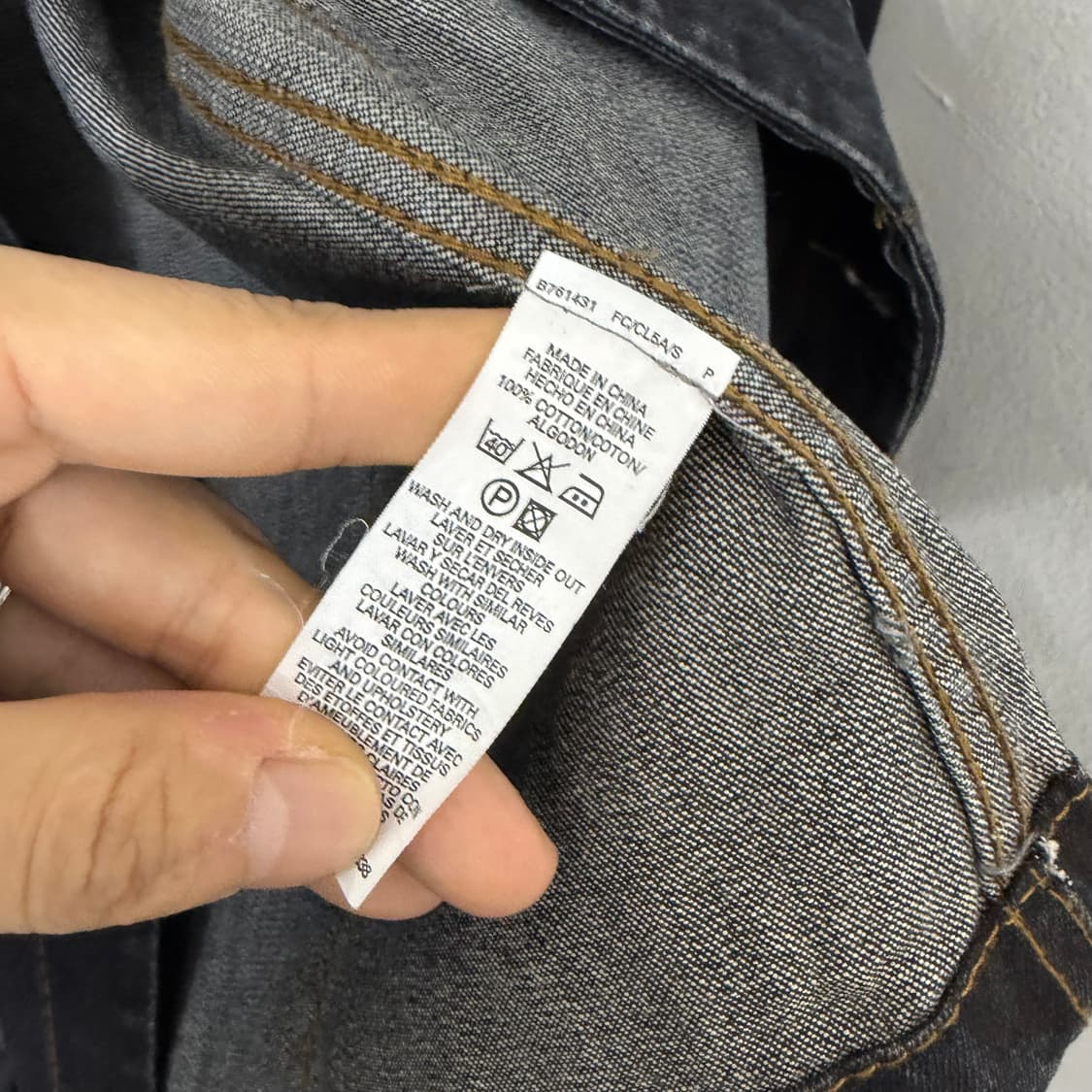 Fuck Jeans 흑청 데님 자켓 상품이미지8