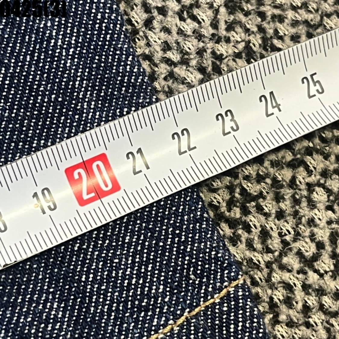 토피 생지 데님 팬츠 상품이미지8