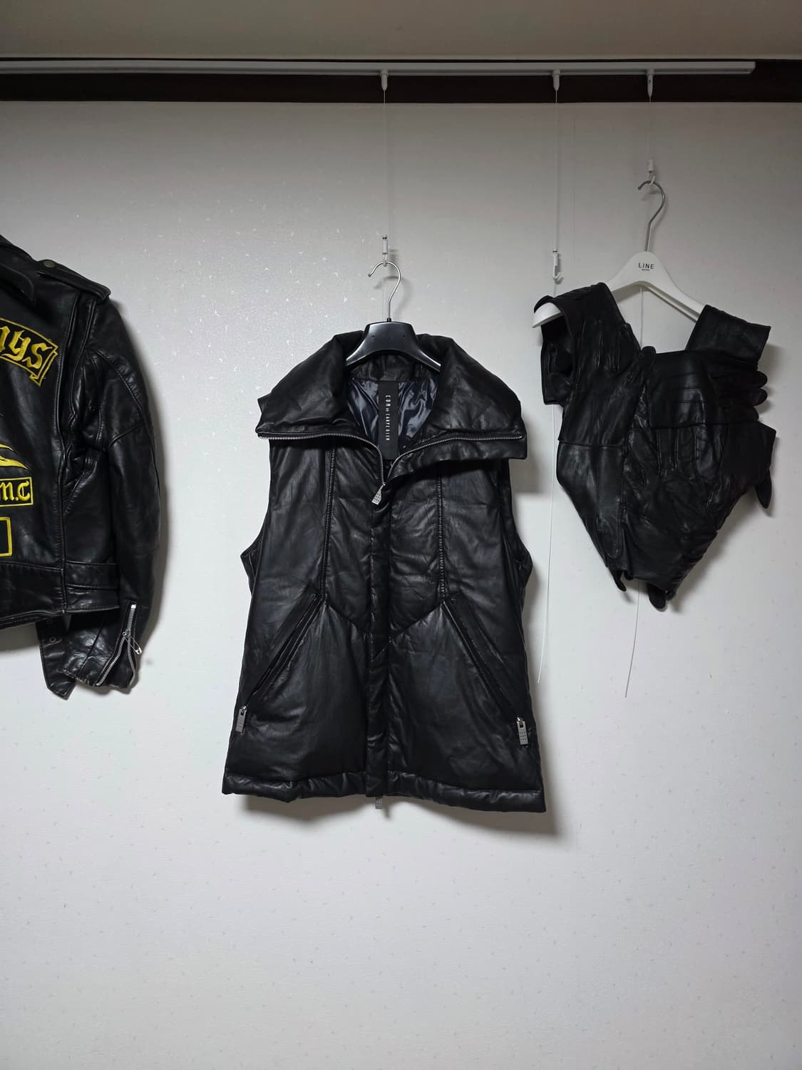 C - Diem leather down vest jacket 상품이미지4