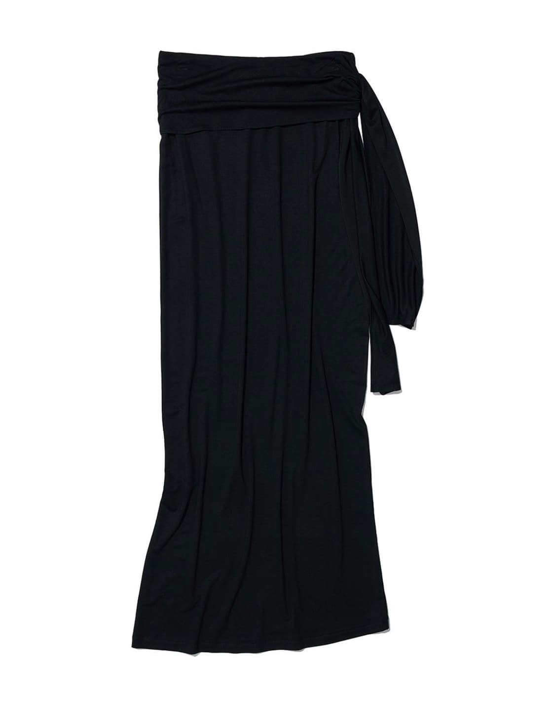 새상품) 파르티멘토 우먼 PWC 보우타이 웨이스트 저지 맥시 스커트 상품이미지1