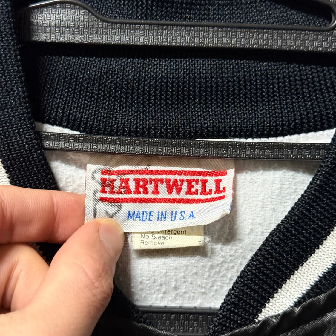 Hartwell USA 올드스쿨 굿리치 사틴 바시티 자켓 상품이미지6