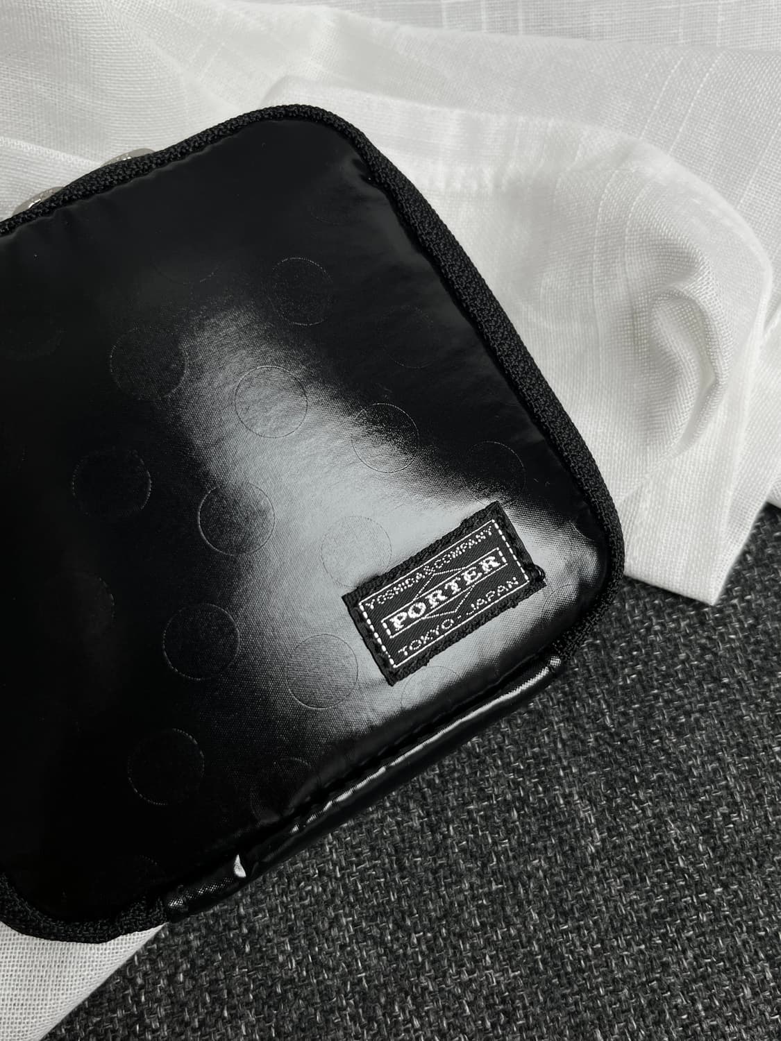 Porter 포터 도트 지갑 블랙 상품이미지3