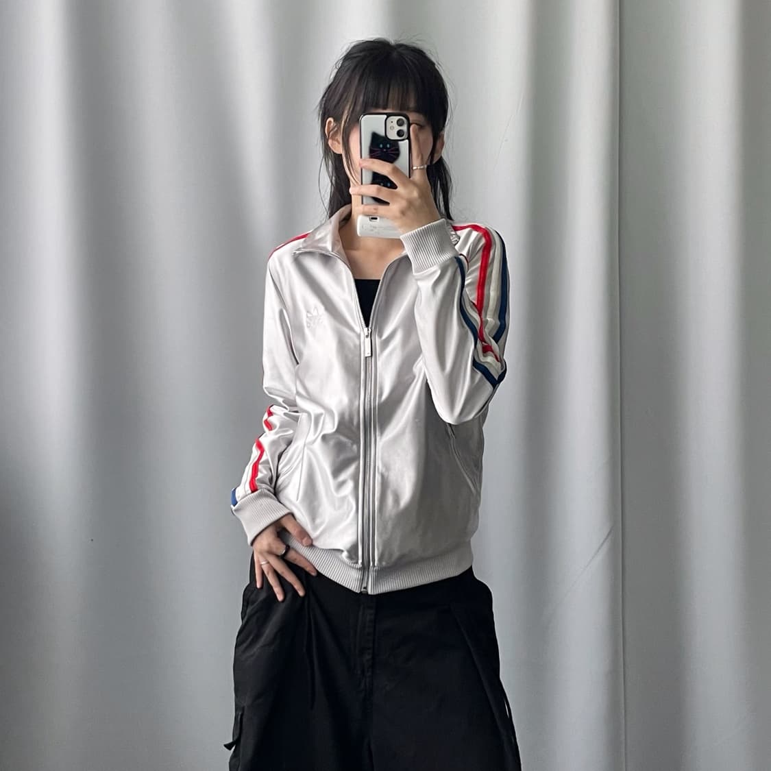 아디다스 루즈핏 실버그레이 40주년 유로파 져지 상품이미지1