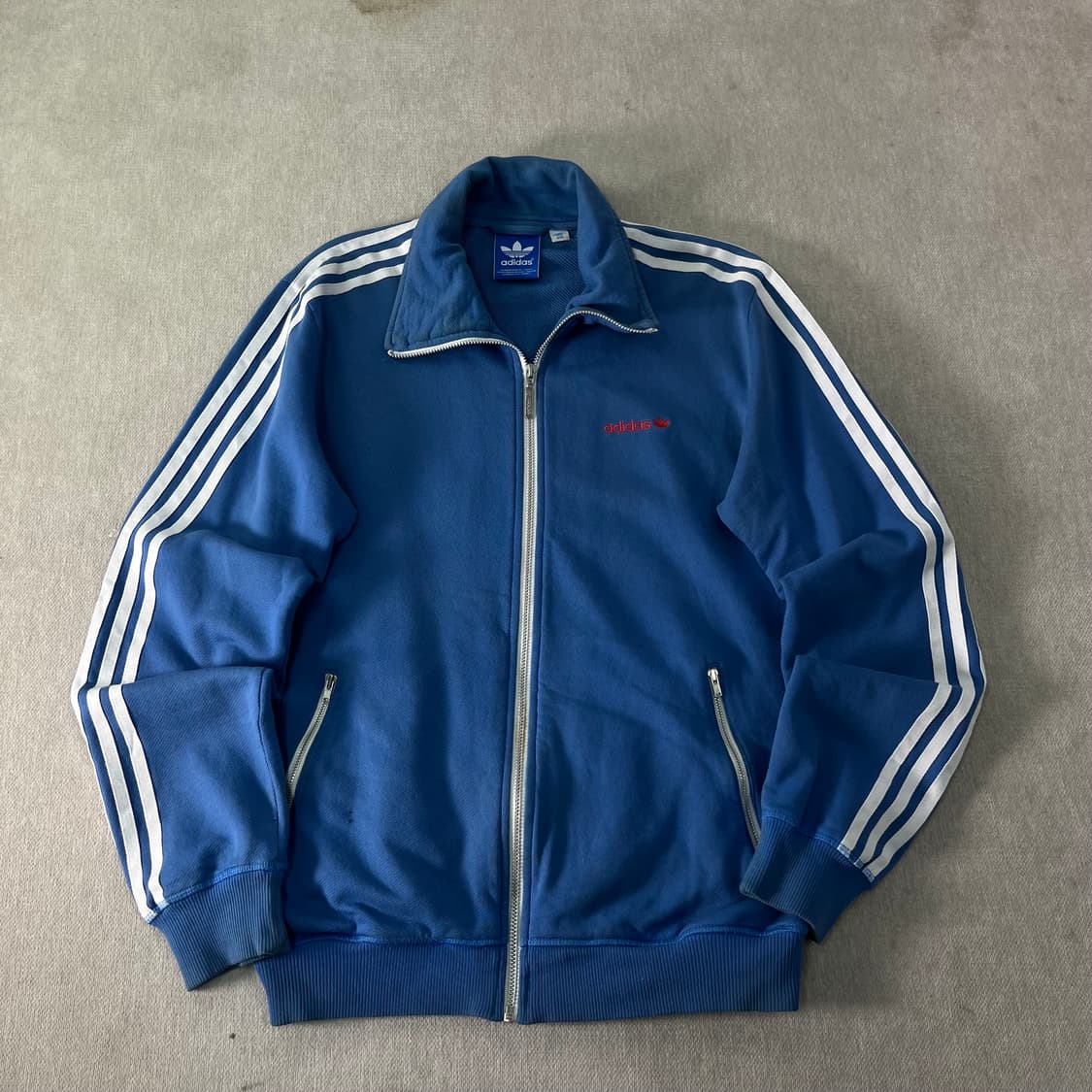 100 아디다스 베켄바우어 블루 트랙탑 져지 상품이미지1