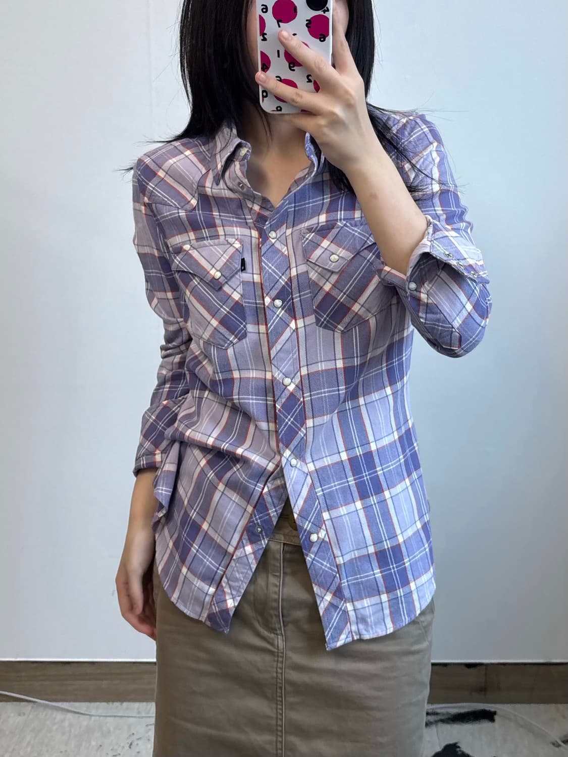 리바이스 웨스턴 플란넬 셔츠 남방 상품이미지2