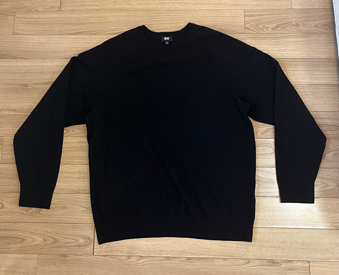 유니클로 워셔블코튼블랜드크루넥스웨터 xl 상품이미지2